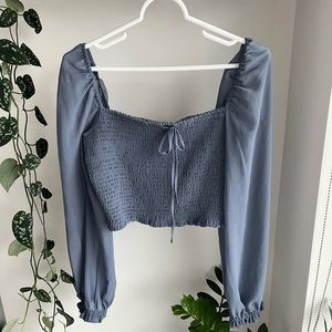 Wilfred Saga Blouse in Blue from Aritiza 💙